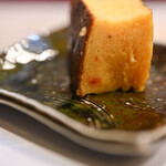 うを徳 - "雞蛋糕（かすていらたまごやき）"、基圍蝦（くるまえび）の紅（くれなゐ）