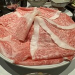 しゃぶしゃぶ･鋤焼･虎河豚 的山 - しゃぶしゃぶのお肉
