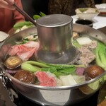 しゃぶしゃぶ･鋤焼･虎河豚 的山 - 牛しゃぶしゃぶ