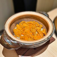 銀座 ちかみつ 六丁目 - 雲丹の土鍋ごはん