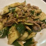 華園 - 砂肝と鳥の和え物