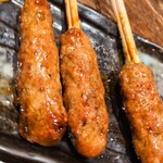 もつ鍋と馬刺し 馬肉寿司 居酒屋 九州小町 個室 飲み放題 - 黒豚つくね。