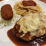 コロンバキッチン - ひき肉カツレツチーズ焼＆クリームコロッケ