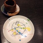 手挽きそば 一心 - 玉子焼き用の取り皿