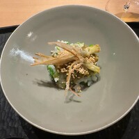 ひがしやま 司 - 牡蠣とせりのシャリ粥