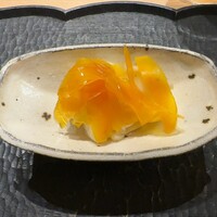 ひがしやま 司 - 百合根と唐墨　昆布オイル