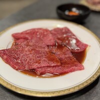 A5特選和牛の焼きしゃぶ卵黄ポン酢