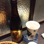 手挽きそば 一心 - 瓶ビール（中）