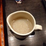 手挽きそば 一心 - 蕎麦湯