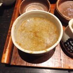 手挽きそば 一心 - 蕎麦湯