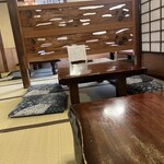 うなぎのまつ嘉 - 完全に座敷なので座るのがちょっと大変