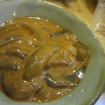 たばこや - イカのワタ和えです。