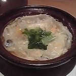 よろず屋 魚之介 - 皮クジラの豆腐卵とじ