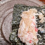 方寸長島 - 蟹のお寿司です