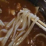 むさしの庵　甚五郎 - カレーうどん　麺リフト