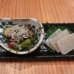 恵風和暢　あっと - ・先付 2種盛り