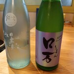 恵風和暢　あっと - ・しもふりロ万 純米吟醸 うすにごり原酒、日高見 純米吟醸 うすにごり生酒