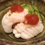 誠 - 「鱧ちり」
      梅肉との相性はバッチリです(^O^)／