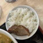 城西金ちゃんラーメン - 半ライス