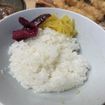 いもや - お代わりご飯　半分くらい少なめにお願いしました