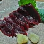 味の蔵どんつく - クジラ刺し