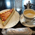 珈琲屋らんぷ - 料理写真:モーニングセット 480円　(2025.1)