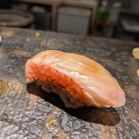 鮨 からす 十三店 - 金目鯛炙り