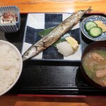 おやまだ - ・「秋刀魚塩焼き(¥900)」