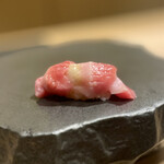 京橋 鮨 好日 - 宮城県の生本マグロ 大トロジャバラ