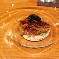 日本料理 たかむら - 広島産カキフライ　キャビアのせ