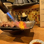 にくの助 - 炙ってる最中