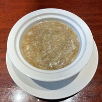 個室中華 頤和園 京橋店 - フカヒレ入りスープ