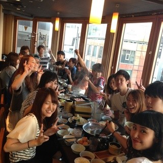 大人気♪窓側のお席で貸切パーティー♪