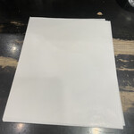 中華そば しながわ - 紙エプロン