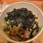 タパス＆タパス - 揚げ茄子と挽肉の和風ボロネーゼ 1,200円（税込）