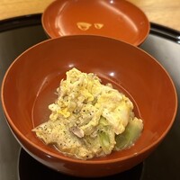 由庵 矢もり - 鯛と蕎麦の実の白和え