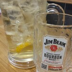 大衆すし酒場 じんべえ太郎 - ハッピーアワー過ぎたらおみくじ！ 中吉でメガハイボールが込385円！