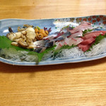東 - 刺身の盛合わせ