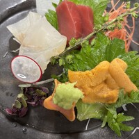 刺身三点盛り
