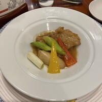 萬珍樓 本店 - もち豚とエリンギの煮込み　お肉柔らか〜