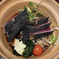 土佐料理 祢保希 新宿店 - 鰹のたたき