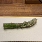 天婦羅 みやしろ - 【アスパラの天麩羅】