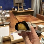 天婦羅 みやしろ - 【ホタテ磯部の焼き】