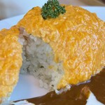 森の芽ぶき たまご舎 - 産みたて卵のとろけるデミグラスソースのオムライス Mサイズ