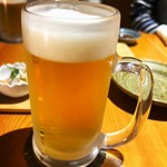 いざかや しん - サントリーモルツの生ビールで乾杯♪(*^^)o∀*∀o(^^*)♪