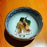 いざかや しん - 生きのいい水烏賊ぬたはなかなか乙な味わいでした♪(o^^o)