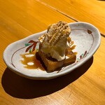 いざかや しん - 揚げパン、バニラアイス、きなこ、黒蜜のマリアージュが絶妙のお気に入りスイーツです♪(o^^o)