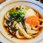 ヨコクラうどん - 温玉明太ぶっかけ