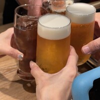 北新地はらみ 新大宮店 - 乾杯〜‼︎♪(*^^)o∀*∀o(^^*)♪