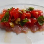 MAIN DINING by THE HOUSE OF PACIFIC - イサキのカルパッチョ　ケッカソース